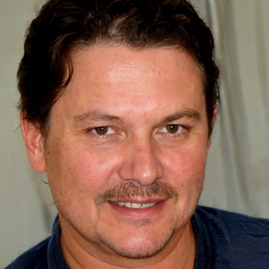 Ritratto di Luca Bertinelli, docente senior di trucco teatrale